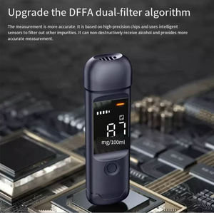 USB-Alkohol tester im Taschen format Hochgenaues LCD-Display Alkohol tester 1 Jahr Garantie Persönlicher Gebrauch Weiner kennung - Product Image 5