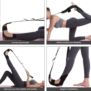 Estirador de fascia, por fin flexible, correa de yoga, banda para estirar los pies, estirador de piernas para rehabilitación de hemiplejia por accidente cerebrovascular - Product Image 6