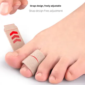 通気性のある昼/夜小さな布ストリップつま先分離器男性女性ストリップミドルつま先ストレッチャー包帯オーバーラップつま先アドレス親指 - Product Image 3