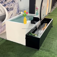 Aquariums Mistech modernes en FRP pour usage extérieur et intérieur, designs variés, accessoires de décoration pour la maison