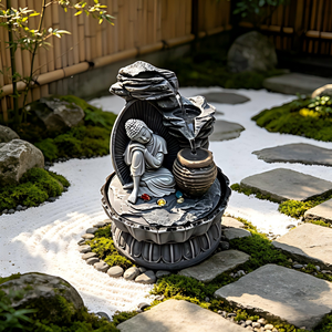 <span class=keywords><strong>Fontaine</strong></span> d'eau Zen <span class=keywords><strong>Bouddha</strong></span> couché, cascade intérieure/extérieure <span class=keywords><strong>pour</strong></span> salle de méditation, jardin et décoration intérieure - Product Image 3