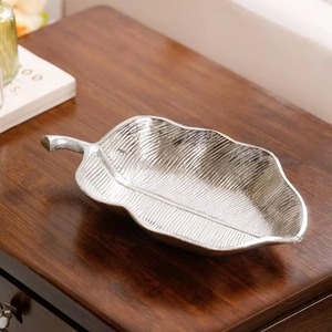 Luxury Hammered Gold Aluminum Serving <b>Tray</b> for Home Decor - Round Metal <b>Tray</b> for Serving Coffee, Tea, Snacks, Fruits - Wholesale - Product Image 5