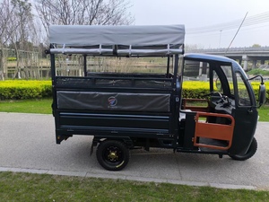 Triciclo de Pasajeros de Carrocería Abierta Motorizado con Motor sin Escobillas de 60V, Capacidad de Carga de 400 kg, Certificado EEC, Autonomía de 50-70 km - Product Image 4