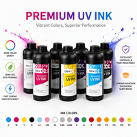 Encre UV universelle haute performance en bouteille de 1 litre pour tête d'impression Epson DX5 DX7 XP600 TX800 Encre d'imprimante haut de gamme