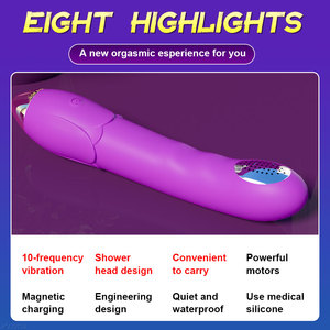 ALWUP funzione speciale di vibrazione e doccia 2 in 1 vibratore stimolare la Vagina giocattoli sessuali per coppia di adulti giocattoli all'ingrosso - Product Image 5