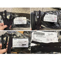 Haute qualité couleur personnalisée 60cm 3 #5 #8 # dents cachées en nylon extrémité ouverte fermeture éclair YKK pour vêtements