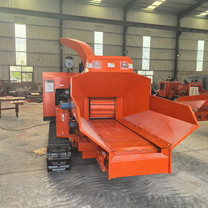 Best-selling Large Mobile <strong>Tree</strong> Branch <strong>Crusher</strong> Log Wood Chipper with Intelligent - Product Image 5