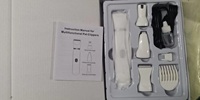 Tondeuse pour chien avec lames doubles, sans fil, petite tondeuse pour toilettage des animaux de compagnie, faible bruit, pour couper les poils du chien autour des pattes, du visage
