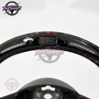 Volant de voiture en fibre de carbone avec LED pour Audi A3 (8P) Sportback A4 (B8) Avant A5 (8T) A6 (C6) A8 (D3) Q5 (8R)