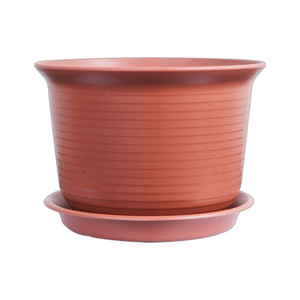 Pot de <span class=keywords><strong>fleurs</strong></span> en résine imitation céramique, durable et simple, pour usage domestique, grand plateau pour plantes vertes et roses, vente en gros d'usine - Product Image 1