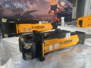 Martillo Hidráulico SQ43 de Alta Calidad con Caja de Cambios para Excavadoras de 5-12 Toneladas, 1 Año de Garantía - Product Image 4