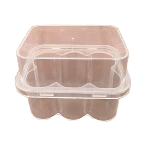3ml 6-units Transparent Plastic Small Bottle <b>Box</b> Recycled <b>Materials</b> Cillin <b>Storage</b> Travel Case Embossing Medical Use Bottle Rack - Product Image 1