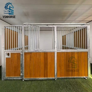 出售 10 英尺欧式热镀锌钢马厩，优质竹制填充，户外马棚，带屋顶，Cavalos - Product Image 5
