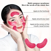 Patchs Hydrogel Bio Multi-Couleurs OEM Marque Blanche Éclaircissants Anti-Cernes Raffermissants Véganes Masques Sous les Yeux Vente en Gros