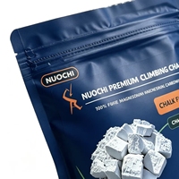 Craie de gymnastique blanche en morceaux et en poudre pour la pole dance, la gymnastique aérienne, l'entraînement en studio, 100g, 200g, 300g, sac de fourniture en vrac