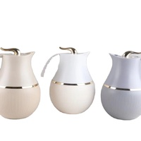 Carafe isotherme 1000 ml, style arabe, avec intérieur en verre blanc, pour café et thé, vente en gros