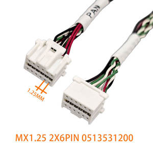 Conector MX1.25 ZH DF13, Cable de Conexión, Conjunto de Arnés de Cableado, 28AWG - Product Image 2