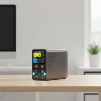 Chargeur USB-C GaN 160W à 6 ports avec écran LCD intelligent pour bureau, compatible charge rapide PD3.1 140W - Offre Spéciale