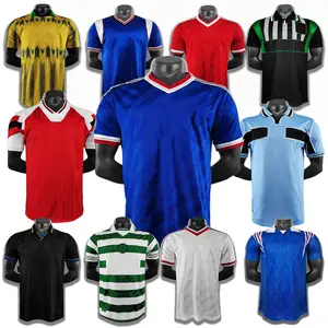 Europa Voetbal Truien Sublimatie Voetbal Uniform Ontwerpen Klassiek Voetbal Shirt Retro Voetbal Jersey Retro Voetbal Jersey