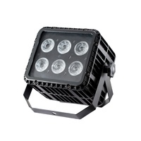 6 pièces 6in1 étanche led batterie alimenté 2.4G Sans Fil DMX télécommande IR Cube A MENÉ Le Pair