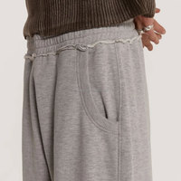 Pantalon de Jogging Sur Mesure Essentiels Homme, Fabricant Pantalons Molleton Empilés en Coton, Ample, en Molleton Bouclette, Coupe Large Évasée