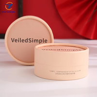 Tube de papier patch pour mamelon du fabricant d'emballage de petite poudre rose haut de gamme pour souvenirs cosmétiques stock prêt livraison rapide