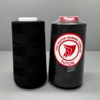 100% Polyester 40/2 TUTON 26 tahun Spun pabrik benang jahit warna stok