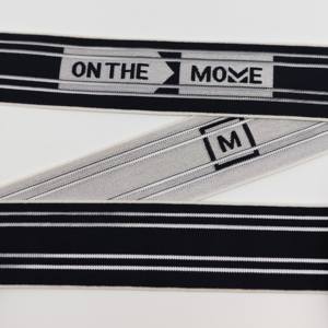 Eco-friendly Custom Wristband Custom Thick Nylon Utility Woven Strap Webbing Print <b>Elastic</b> Band Logo Jacquard home Textile Belt - Product Image 1