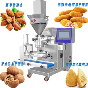 BNT-180 Automatische Kleine Encrusting Falafel Bal Croquette Machine Automatische Coxinha Maker Kubba Making Machine Prijs