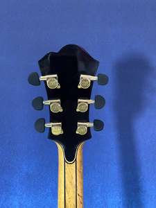 <span class=keywords><strong>Chitarra</strong></span> Acustica Personalizzabile Yunzhi YZA25 <span class=keywords><strong>Jazz</strong></span> Archtop Cassa Vuota in Acero Massello, Top in Abete, Finitura Lucida, Tastiera in Ebano - Product Image 5