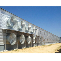 Bâtiment préfabriqué pour élevage de volailles / poulailler / ferme avicole