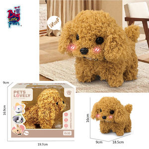 Jouet intelligent pour chiot Golden Retriever en peluche aboiement et marche Éléphant réaliste pour enfants - Product Image 6
