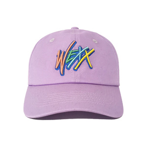 <strong>purple</strong> Dad <strong>Hats</strong> with Front 3d Embroidery logo Curve Brim Custom Baseball Caps Unstructure <strong>Hats</strong> Mental Buckle Wholesale - Product Image 2