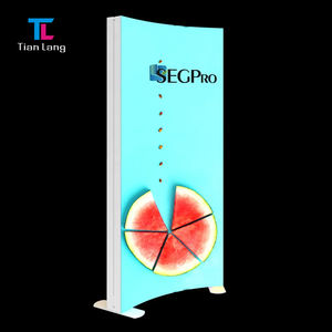 TianLang Detian personnalisé en aluminium Double face Lightbox signe rétro-éclairé affiche de sol publicité pour équipement de salon commercial - Product Image 5