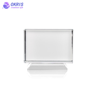 Panneau photo à sublimation de formes variées, présentoir de bureau personnalisé, cadre photo transparent, cadeau commémoratif personnalisé, décoration intérieure en cristal