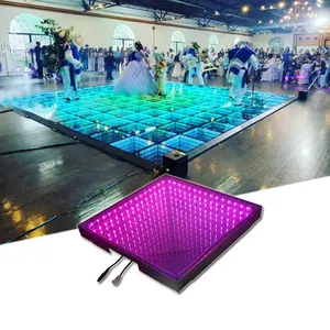 Dmx RGB 색상 변경 나이트 클럽 디스코 댄스 플로어 패널 Led 조명 댄스 플로어