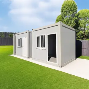Factory Supply High Quality Cheap Prefabricated Modular 20ft black Flat Pack Container House For Sale