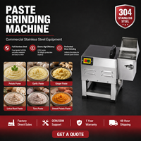 Machine à broyer le gingembre et l'ail électrique commerciale BlinkSong, en acier inoxydable, 220V, outil de transformation alimentaire pour les services de restauration