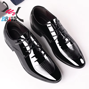 Zapatos de Oficina Formales de Hombre con Cordones, Punta Fina, de Charol Transpirable y Duradero con Entresuela de EVA/PVC/PU para Otoño - Product Image 2