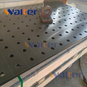 Mesa de Soldadura 3D, Plataforma de Acero, Diseño de Hierro Fundido, Opción Nitrurada D28 D16, Fácil de Operar, Bloque en V, Pernos de Fijación, Certificación CE ISO - Product Image 3