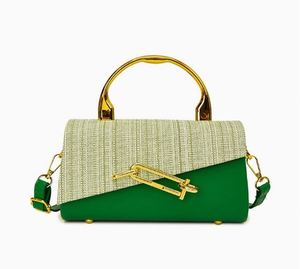 Bolso de mano informal con patrón geométrico para mujer a la moda. Bolso de Mano de Diseño Único para el Verano Hecho de material PU antirrobo - Product Image 5