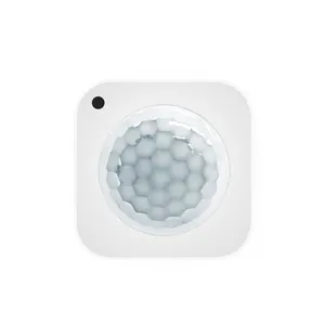 Sensor de brillo de movimiento PIR Tuya Zigbee con fuente de alimentación USB rango de detección 8 metros Ángel de visión 120 Ddegree Sensor