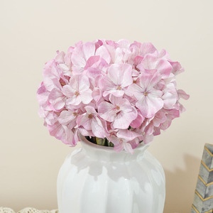 [Transfronterizo] Pequeñas Hortensias Artificiales en Tonos Otoñales para Decoración de Hogar, <span class=keywords><strong>Hotel</strong></span>/Restaurante, Bodas; Ramo Nupcial Hecho a Mano, Realista - Product Image 1