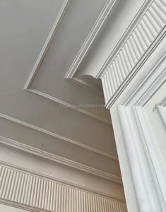 BD-84241 Guanyu Hôtel Décoration Moule Vente Chaude Mousse <span class=keywords><strong>LED</strong></span> Conceptions Fibre De Verre Gypse Plâtre Plafond Polyuréthane <span class=keywords><strong>Corniche</strong></span> - Product Image 4