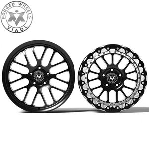Jantes forgées Viaol Drag Pack 5x114.3 5x120 <span class=keywords><strong>15</strong></span> 17 18 <span class=keywords><strong>pouces</strong></span> noires usinées <span class=keywords><strong>Beadlock</strong></span> pour Corvette C7 C8 Mustang Fabricant - Product Image 2