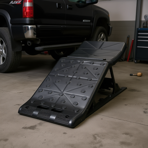 Rampa para camiones de servicio pesado, capacidad de 20000 lb, elevación de 5.5 pulgadas, rampa de servicio para vehículos, perfil bajo, de plástico - Product Image 2