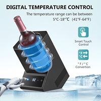 Réfrigérateur à vin thermoélectrique autoportant AC 100-240V DC14.5V/12V
