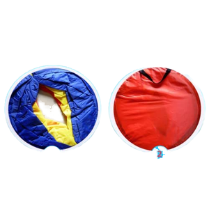 어린이 놀이 터널 텐트, 통기성 좋은 메쉬 소재의 실내외용 팝업 크롤 터널 장난감, 아기 또는 반려동물용 - Product Image 3