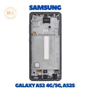 Pantalla Táctil LCD TFT Negra con Marco para Samsung Galaxy A52 4G/5G A525 A526 A52s - Product Image 3