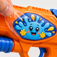 Autocollant de transfert UV DTF personnalisé pour jouets d'enfants, autocollants imperméables pour pistolets en plastique, blocs de construction, seaux de rangement